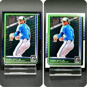 Bobby Witt Jr. 2025 Optic & Black Optic Prizm Kansas City Royals